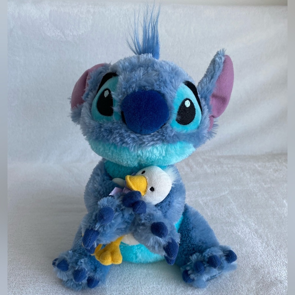 Rare Disney Store LILO & STITCH Easter Duck 10" Plush Exclusive Original‎